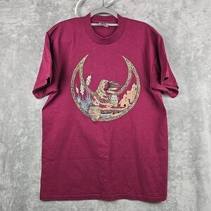 Vintage Arizona Graphic Shirt Large Aztec Wheat Desert Oneita Single‎ Stitch